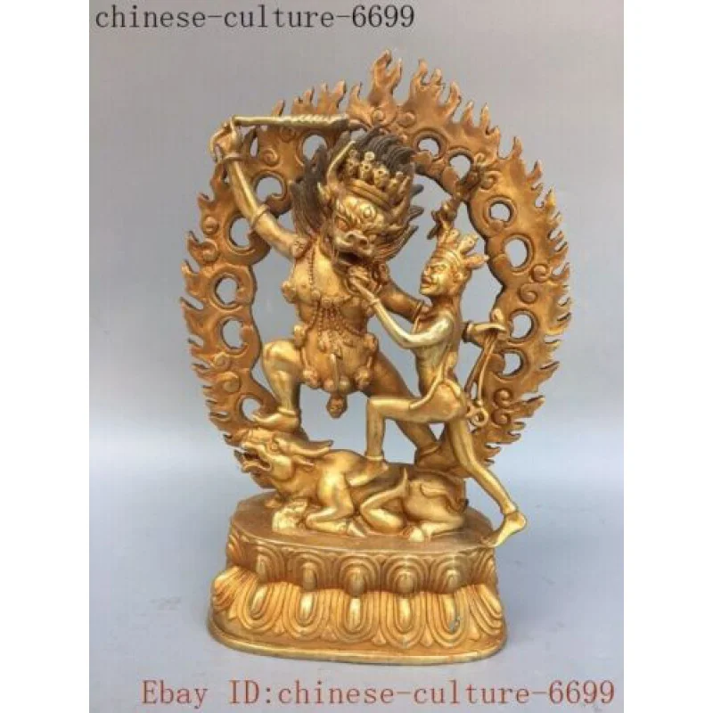 

8-дюймовая стандартная голова мечты, статуя Vajrapani Tantra