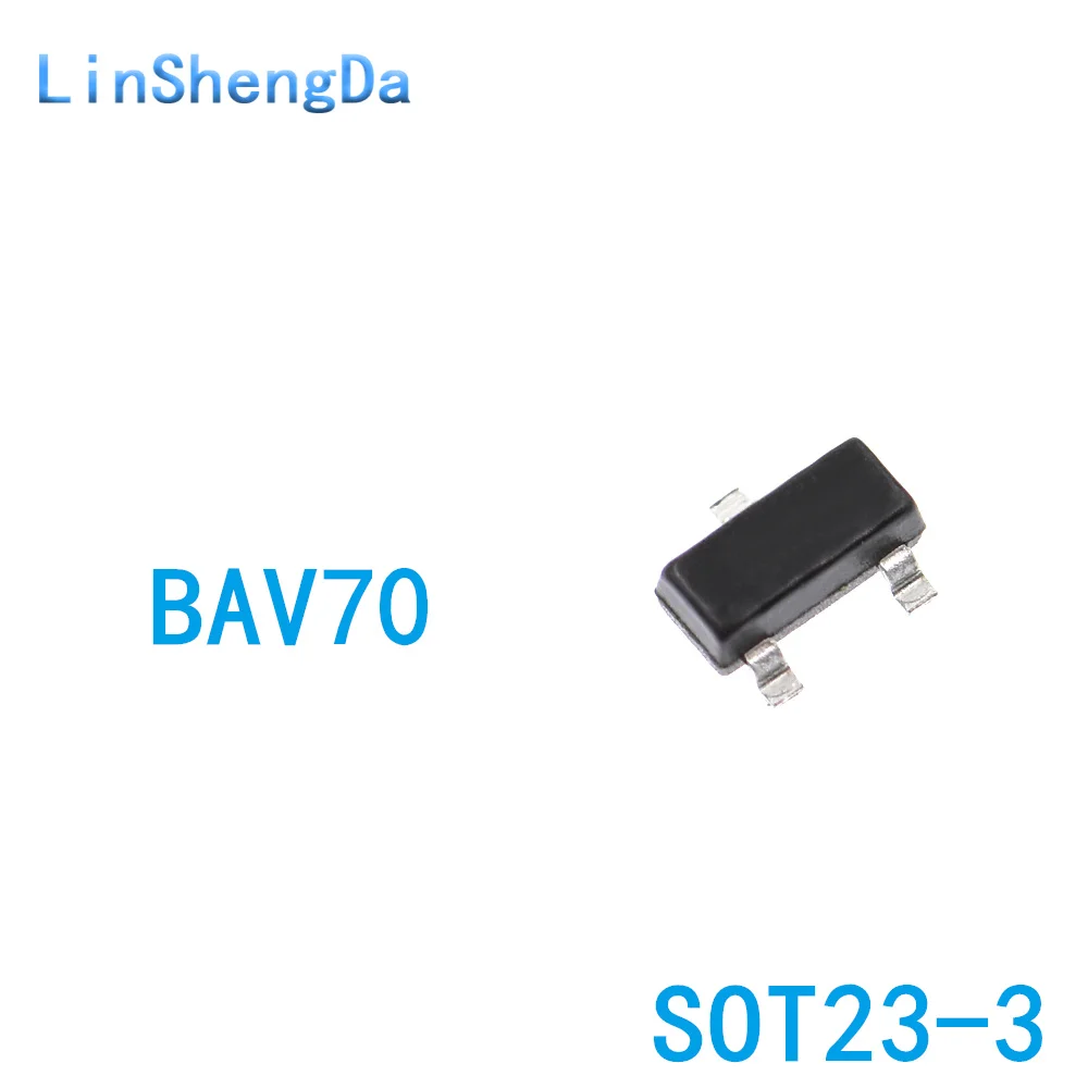 

BAV70 SOT-23 A4 A4T A4W SMT transistor (3K pack)