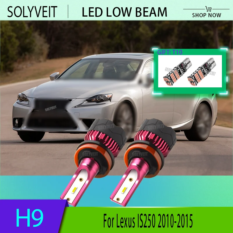

Fan Cooled Car Headlight H11/H9/H8 LED Low/Dipped Beam Bulb direct Plug In Fit For Lexus IS250 2010 2011 2012 2013 2014 2015