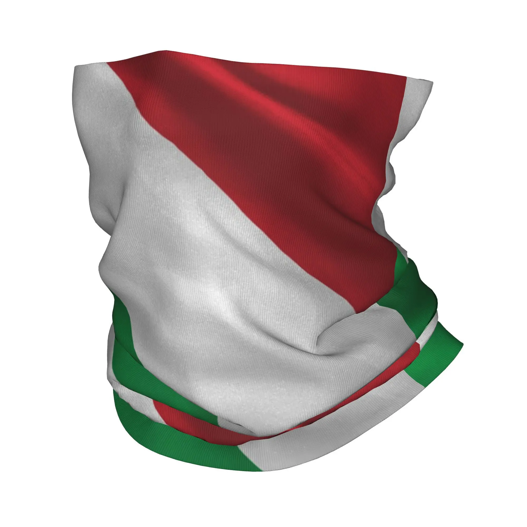 

Italian Flag Italy Bandana Neck Gaiter Printed Wrap Scarf Multi-use Balaclava Cycling Unisex Adult Washable