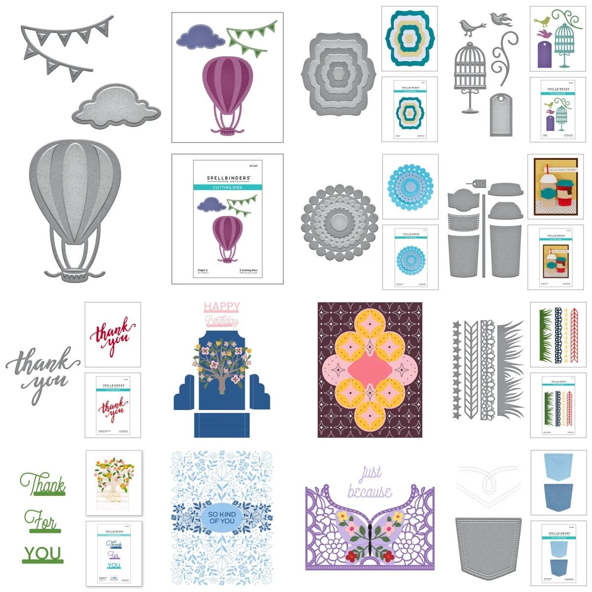 

Floral Butterfly Tree Sentiments Flight Coffee Cup Collection Metal Cutting Dies Hot Foil DIY Scrapbook Craft Decoration Emboss