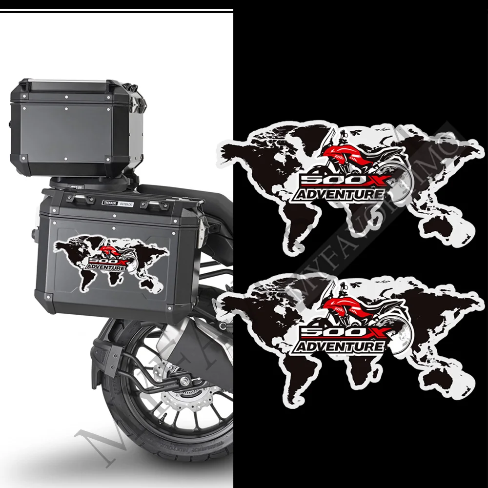 

For Honda CB500X CB 500 X 500X Trunk Luggage Panniers Aluminium Cases Emblem Logo Stickers Decals Protector