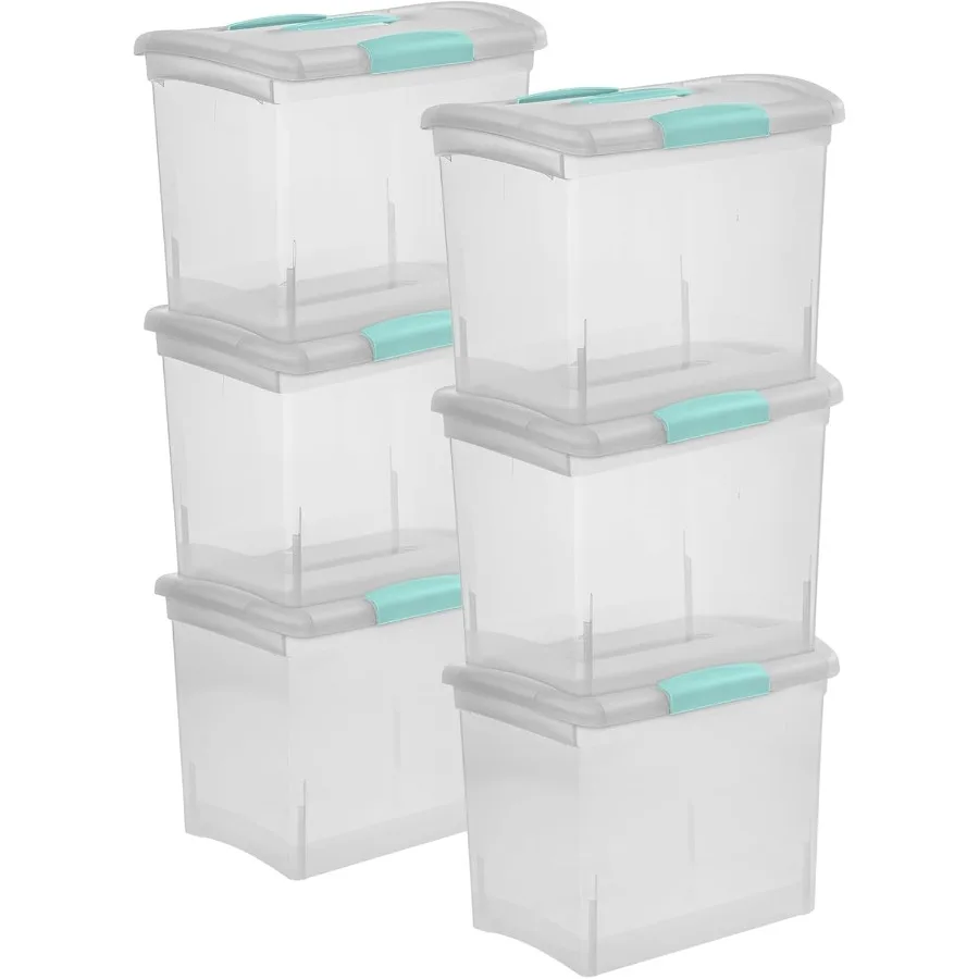 Nesting ShowOffs™, Clear Bin w/Latch Lid and Handle