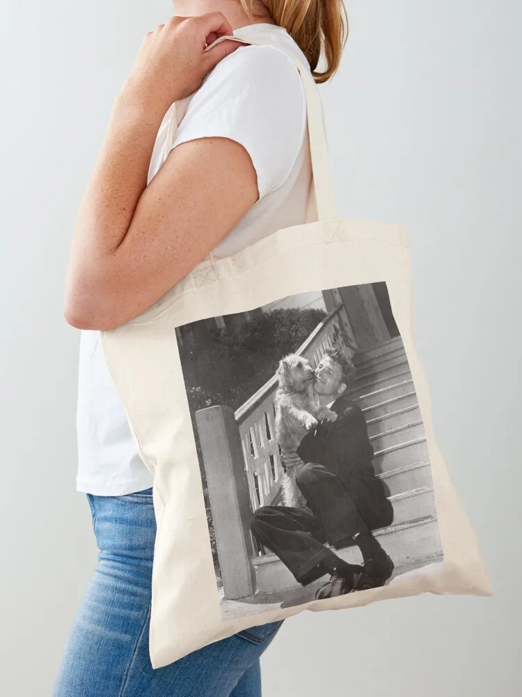Burt Lancaster & dog Tote Bag Bolso de mano para mujer Bolso de compras para mujer Bolsos de compras para mujer Bolsos tipo caramelo