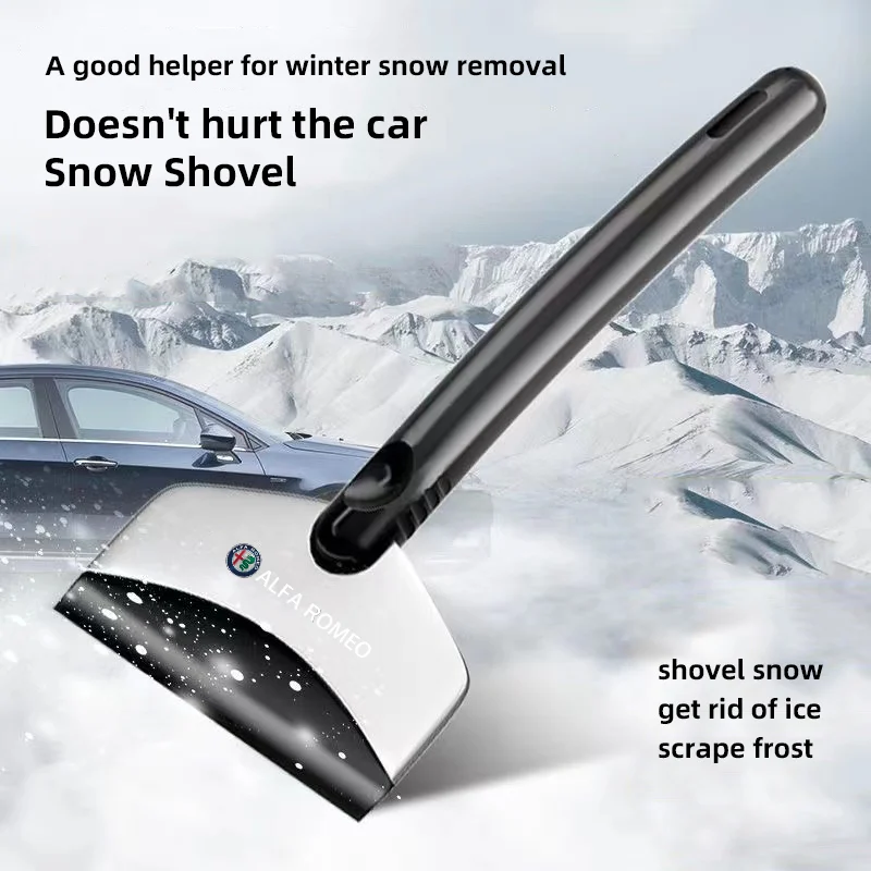 Auto Schnee Pinsel Reinigung Schaufel Glas Eis Schaber Werkzeug Zubehör Für Alfa Romeo 156 159 147 4C 8C 166 Giulia Giulietta Mito