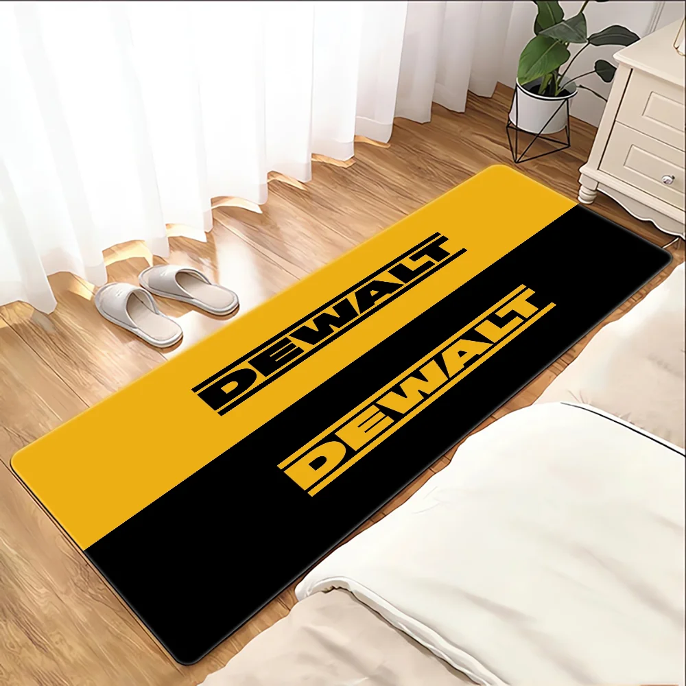 D-DEWALT-Tapete antiderrapante lavável para varanda, tapete de banho, tapetes de cama, tapete de quarto, capacho de entrada, cozinha e banheiro