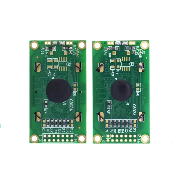 0802a lcd Flüssig kristall anzeige Zeichen lcd 8 x2 dc 3,3 V-5V lcd Modul blauer Bildschirm grüner Bildschirm