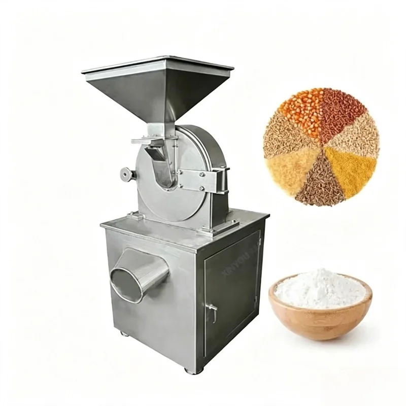 Customized Industrial Grain Powder Grinder Millet Soybean Wheat Corn Cassava Rice Husk Maize Meal Milling Equipment