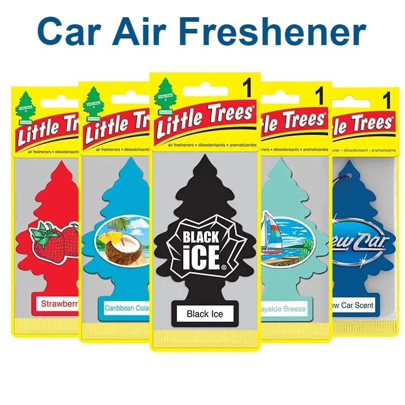 Ambientador de ar de carro de longa duração pendurado árvore design papel comprimidos perfumados para casa veículo carro fragrância decoração