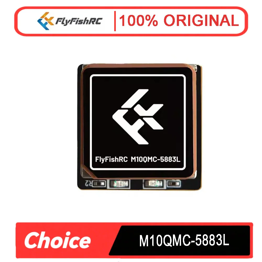 

FlyFishRC M10QMC-5883L Модуль GPS и компаса 2-в-1 — для радиоуправляемого самолета, FPV фристайла и дальнего дрона