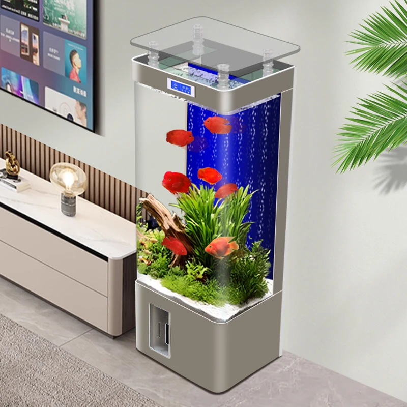 

Новая модель домашнего умного аквариума малого и среднего размера с безтрубной задней фильтрацией