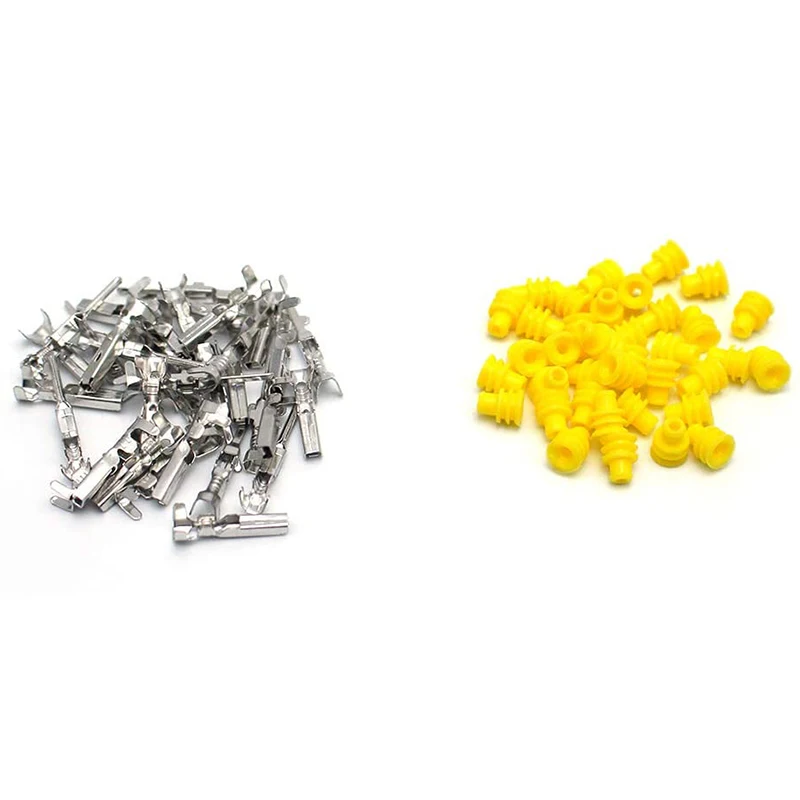 موصل كهربائي مقاوم للماء للسيارة ، موصلات طرفية ، قابس سيارة ، طريقة 3 دبابيس ، 12 عبوة