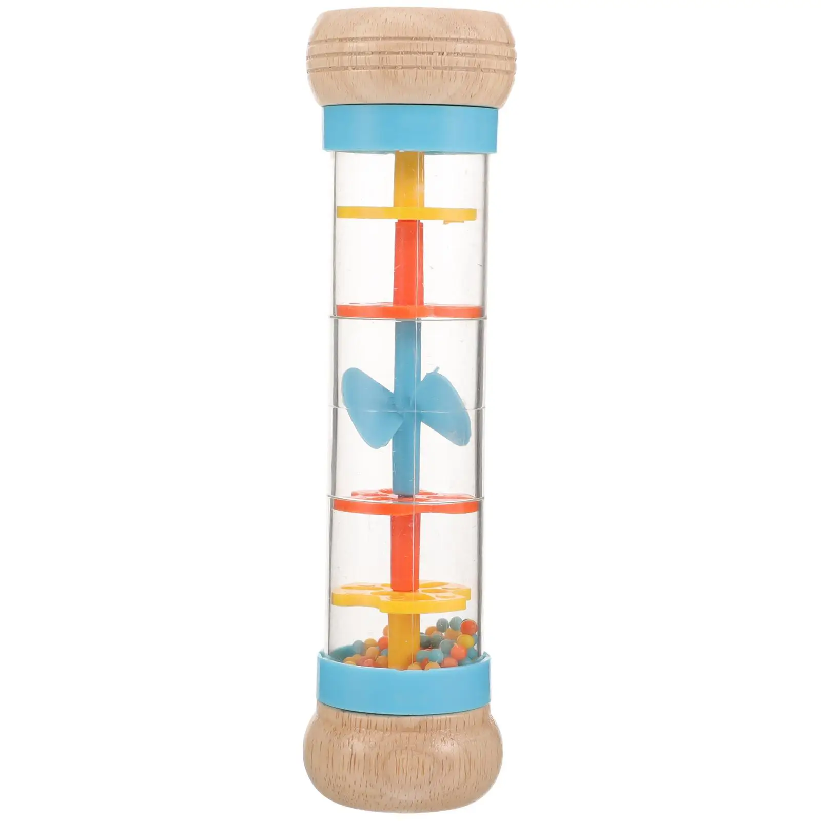 

Rain Sounder Toys Kids Musical Instruments Safe Durable ABS Wood Material Compact Design Cognitive Toy Rainstick Plaything
