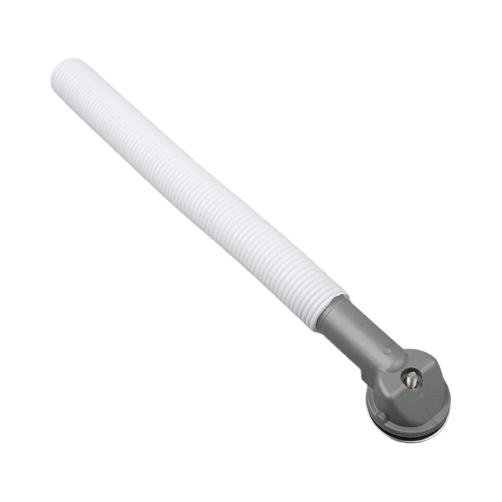 Kitchen sink accessory upward round overflow pipe head made of PP PVC material gray color compatible with washbasin drains