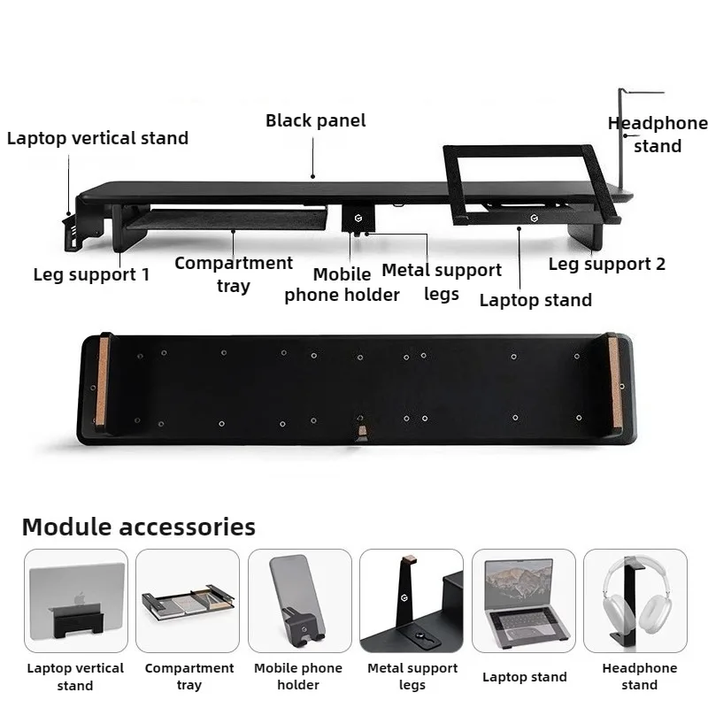 Z3 Modularization Monitor Height Increasing Bracket Set Computer Desktop Storage Kit Multifunctional Bracket Extension Part