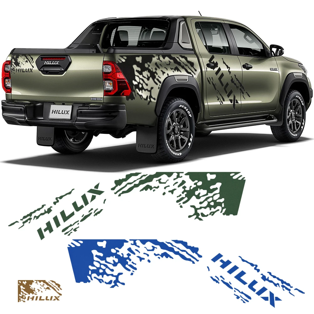 

Автомобильные наклейки на задний багажник автомобильный спорт самодельный Стайлинг Авто Виниловая пленка тюнинг украшение Переводные автомобильные аксессуары для Toyota Hilux