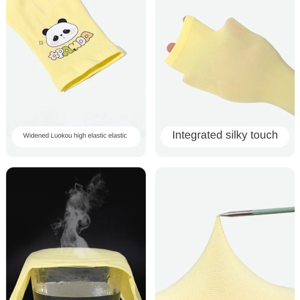 Mangas de brazo de protección solar para niños, guantes de protección solar Anti-UV, cubierta protectora de manos, manga de seda de hielo de baloncesto, niños y bebés