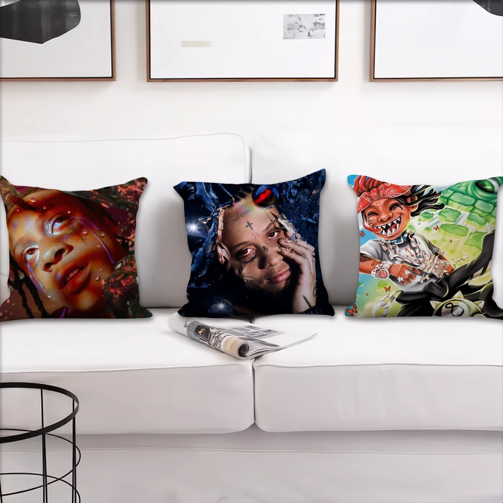 Rapper T-TrippieS R-ReddS A Love Letter To You 4  cushion cover Accessories Square Cushion Room Bedroom Headboard Sofa Living Ba