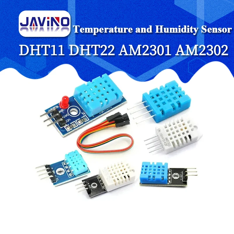 Digital Temperature and Humidity Sensor DHT11 DHT22 AM2301 Temperature and Humidity Sensor For Arduino AM2302 DHT12