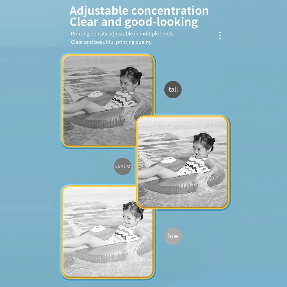 Kids Instant Print Camera Zero Ink Child Toy Camera with 3 Rolls Print Paper Toddler Camera Toys Gifts for Girls Boys Aged 3-12