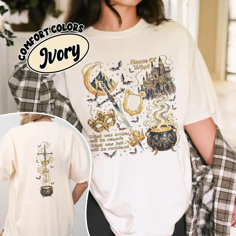 Autumn New Base Shirt Unisex T-shirt House of Wind Shirt, Nesta Archeron Valkyrie Tee, Dread Trove ACOTAR Bookish Merch