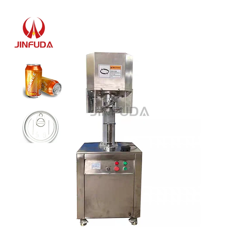 Automatic Portable Plastic Aluminum Can Sealer Seamer Can Closing Machine