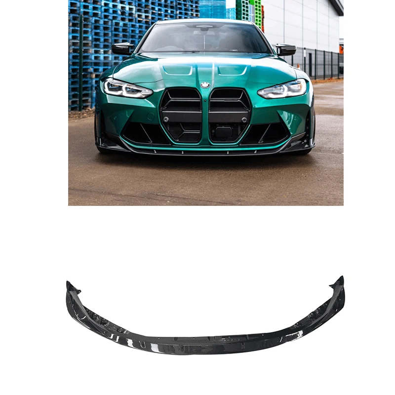 CT style High QualityCar Part Dry Carbon Front front lip  For G80 M3 G80 M4 G82 Perfect Fitment