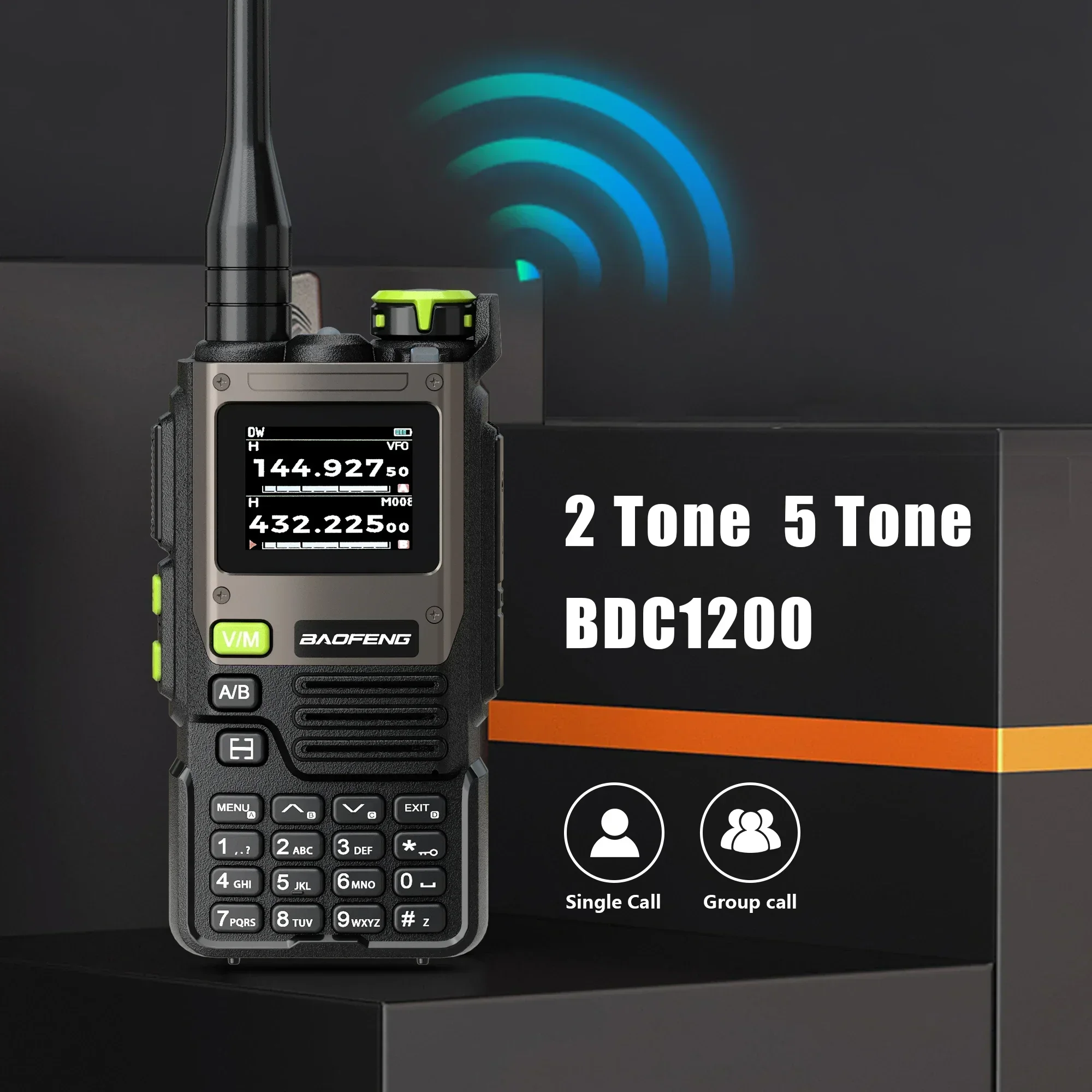 Baofeng K61 PRO Walkie Talkie Multi Band Wireless Copy Frequency NOAA Upgraded of UV-K6 Ham Radio Long Range Communication Radio