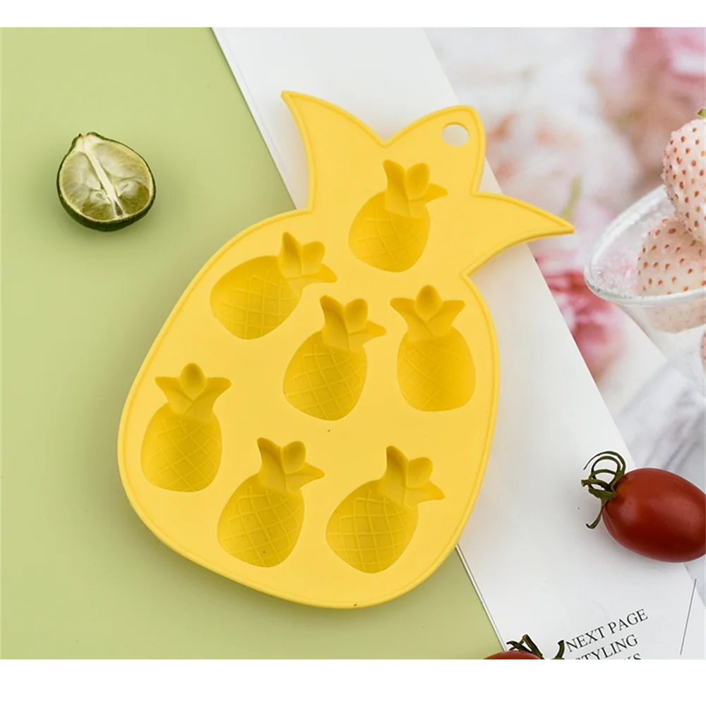 Silicone Ice Lattice Mold Creative Silicone Cactus Making Ice Mold Firebird Pineapple Ice Lattice Household Handmade Ice Mold