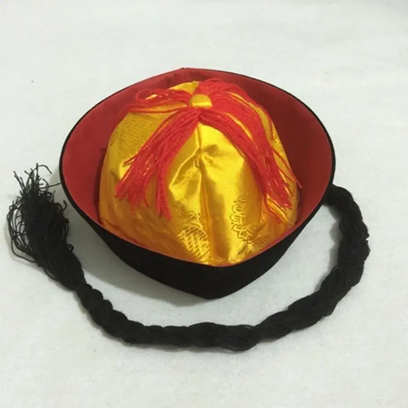 R1WE حفلة الهالوين صور الدعائم الخصي قبعة ل الصينية الخصي تأثيري الخصي قبعة أنيقة الخصي خوذة لجميع القديسين