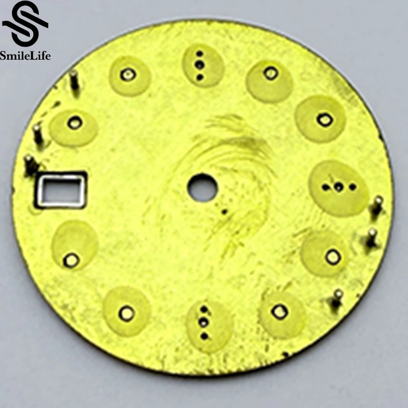 SmileLife Shell Lustre C3 quadrante luminoso verde 28,5 mm per accessorio viso orologio movimento NH35A