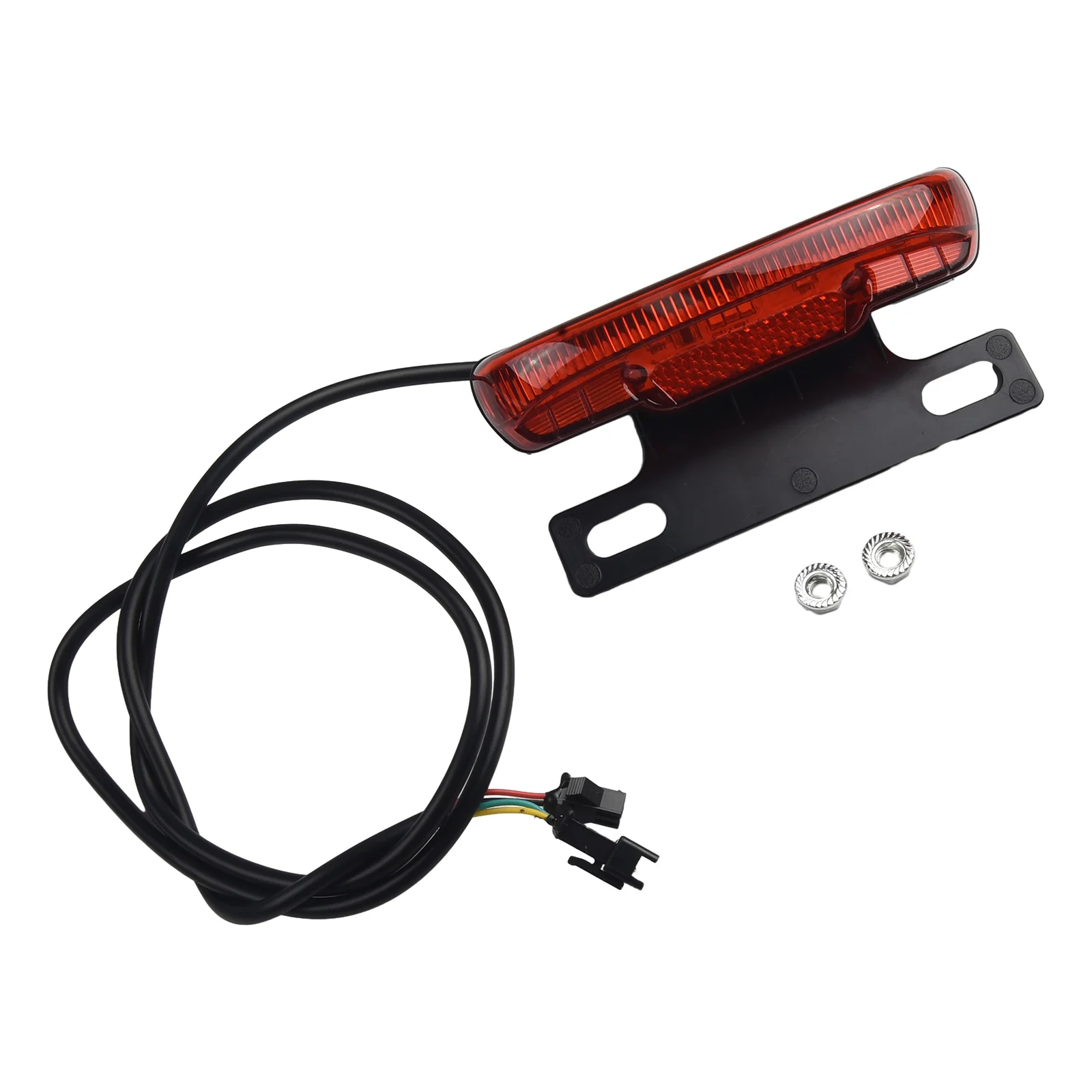 36V-60V Ebike Rear Light/Tail Light LED SM Connector Night Riding Warning Equipment Rear Lamp For Electric Bicycle