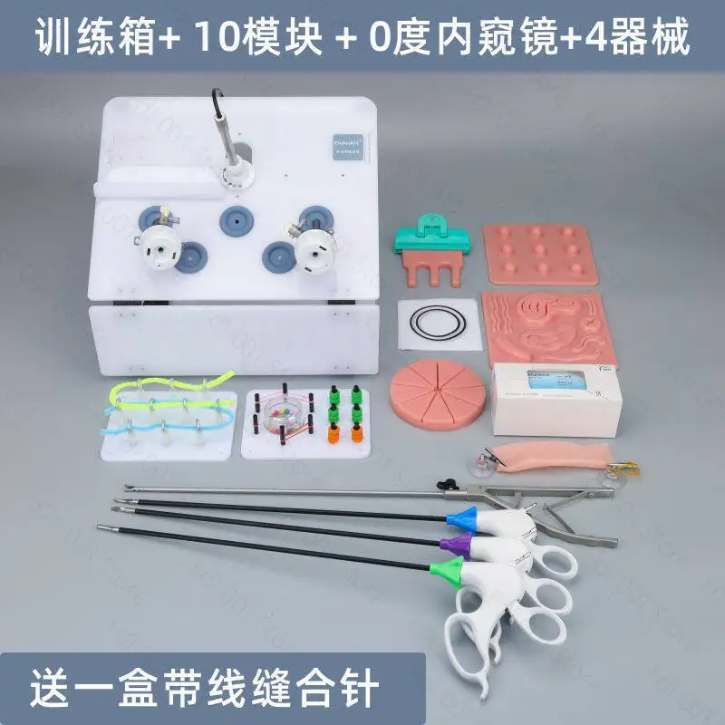 Laparoscopic Training Simulator Complete Set With HD Endoscope Laparoscopy Trainer Box For Medical Practice