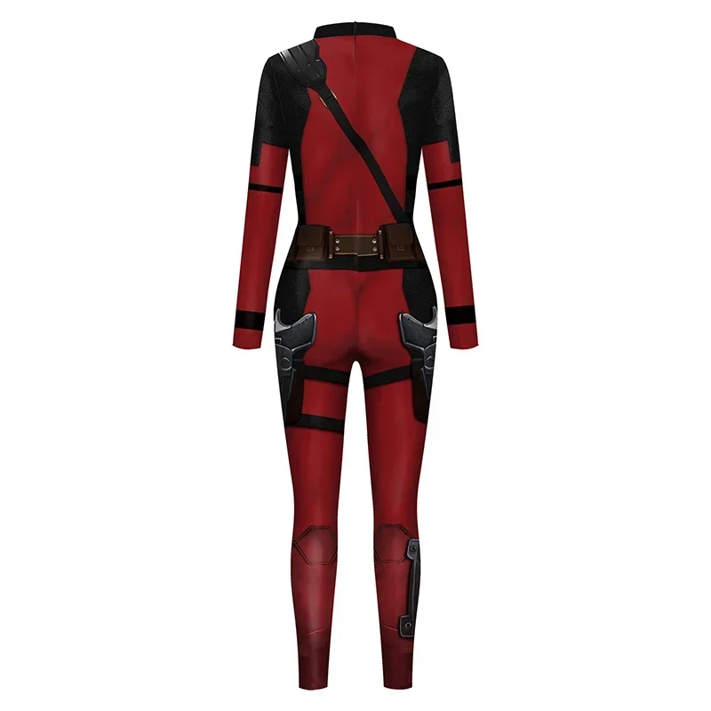 Deadpool Superhero Cosplay Traje para homens e mulheres, Wolverine Macacão, Halloween Party Bodysuit, Zentai