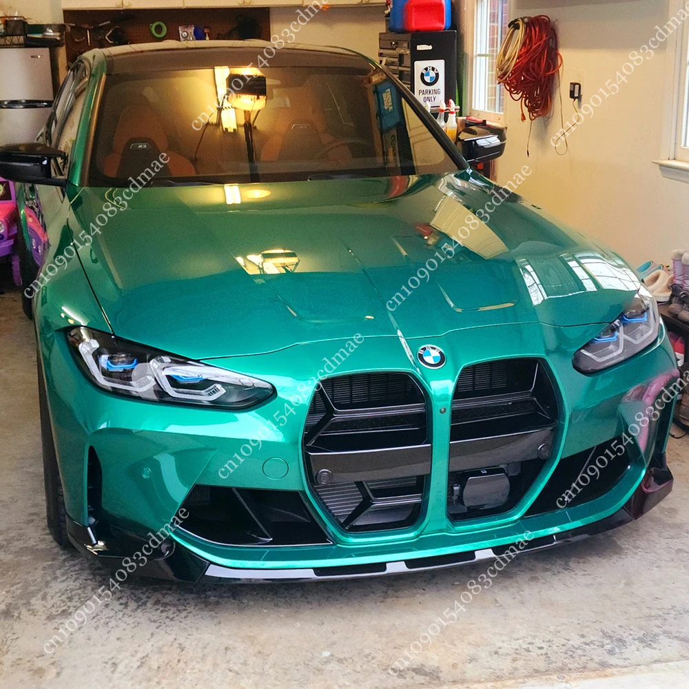 

2021 для BMW M3 G80 G81 M4 G82 G83 CS Стиль Передний бампер Диффузор Противотуманная фара Рамка Воздухозаборник Украшение Модификация Тюнинг