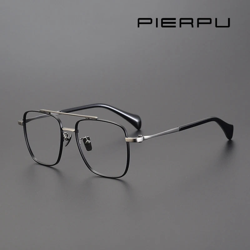 2024 New Style oversized Eyeglass Titanium Retro Optical Glasses Frames Men Women pilot Eyeglasses Prescription Reading Eyewear