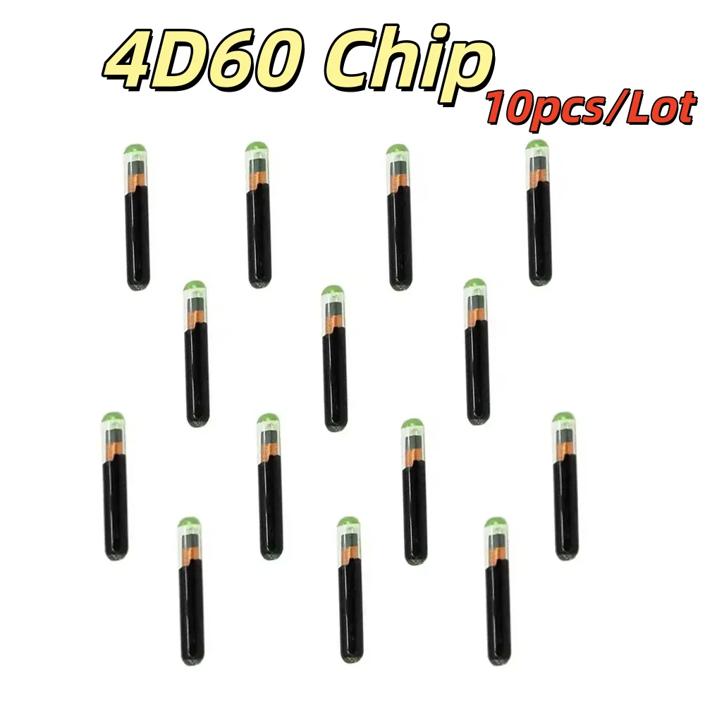 10PCS 4D60 Chip 4D 60 ID60 Big Glass Chips Car Key Chip For Ford Connect Fiesta Focus Ka Mondeo Chip