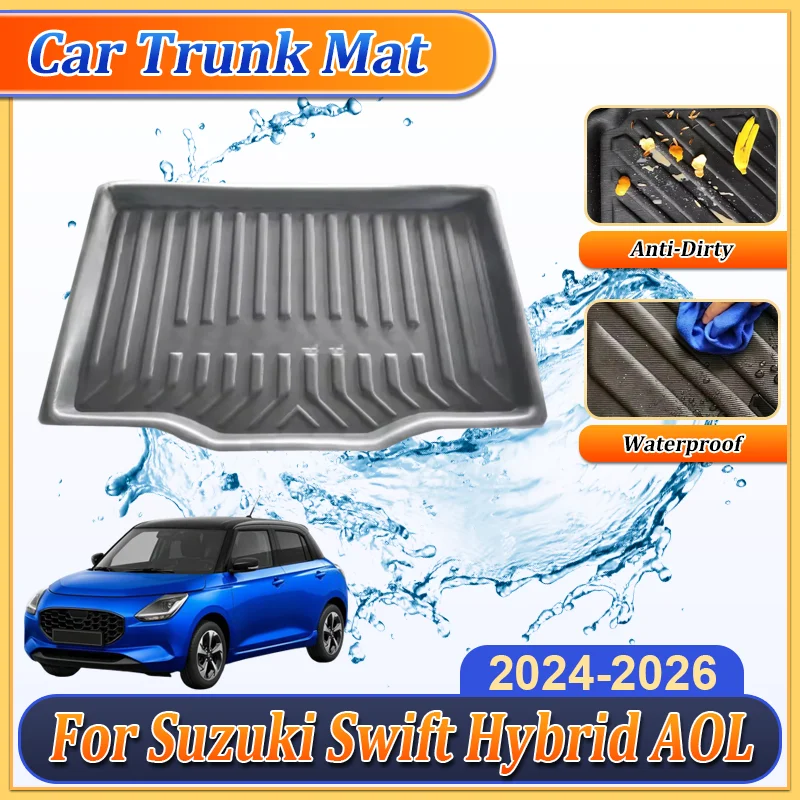 Per Suzuki Swift Hybrid AOL 2024 2025 2026 Materiale EVA Tappetino per bagagliaio posteriore per auto Tappetini per bagagliaio impermeabili antiscivolo Accessori per auto