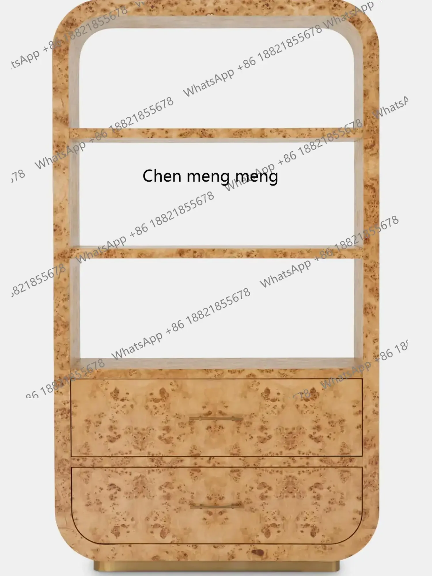 

X Medieval solid wood trees, shelves, living room shelves, art decoration cabinets, villa furniture