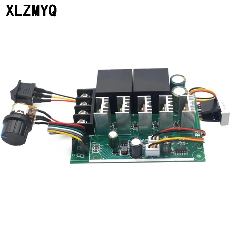 PWM DC Motor Speed Controller DC 10-55V Digital LED Display 0 -100% Adjustable Drive Module Input MAX 40A 12V 24V 36V 48V