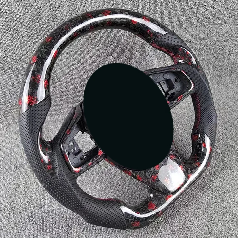 Part Racing Forged Carbon Fiber Cover Steering Wheel Steering Wheel Carbon Steering Wheel Hub
