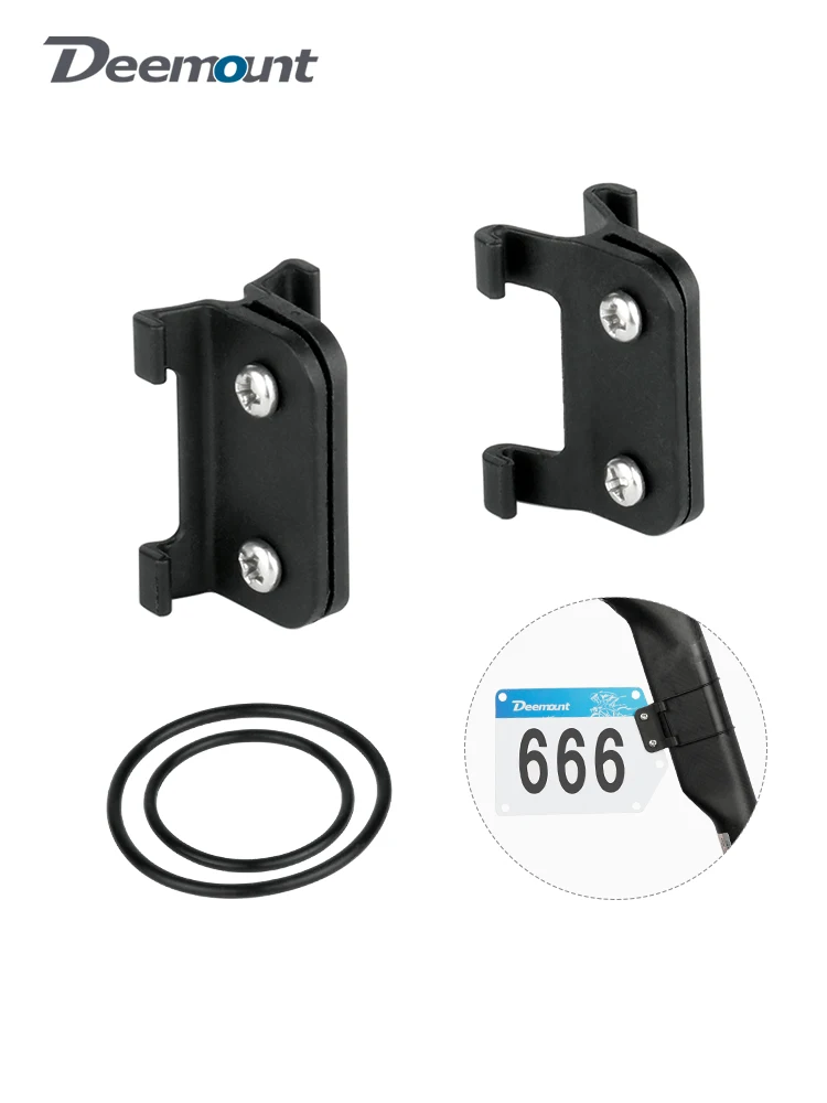 AliExpress DEEMOUNT Bicycle Triathlon Racing Number Plate Holder Clip MTB Road Bike Cards Seatpost Mount Quick Release