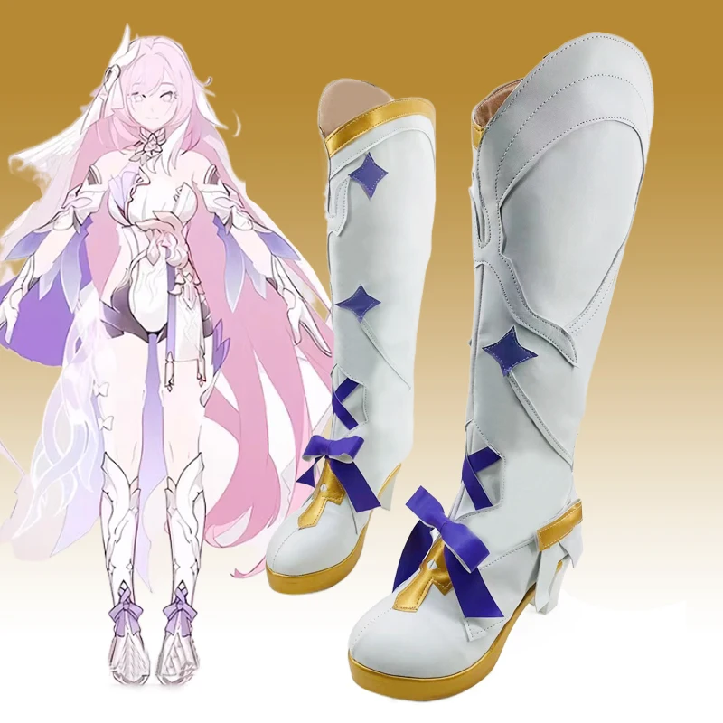 

Honkai Impact 3, костюм горничной Elysia, обувь для косплея, ботинки для Хэллоуина, обувь для косплея в стиле аниме