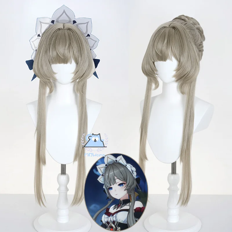 

Игра Genshin Impact Sandrone, парик для косплея, марионетка, парик для косплея, кукольные длинные волосы для женщин, реквизит для Хэллоуина, вечеринки для взрослых