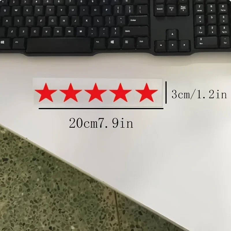 1세트 '별 패턴' 스티커 세트 자동차 오토바이 스타일링 장식 패션 - 테마 데칼 액세서리