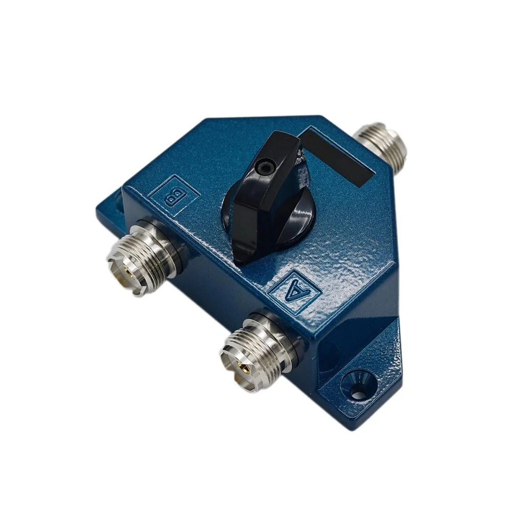 CA201 for coaxial Switch 2 Positions Manual for antenna Switch Wideband 1 8600 UHF Female for so239 Connector Zinc Alloy