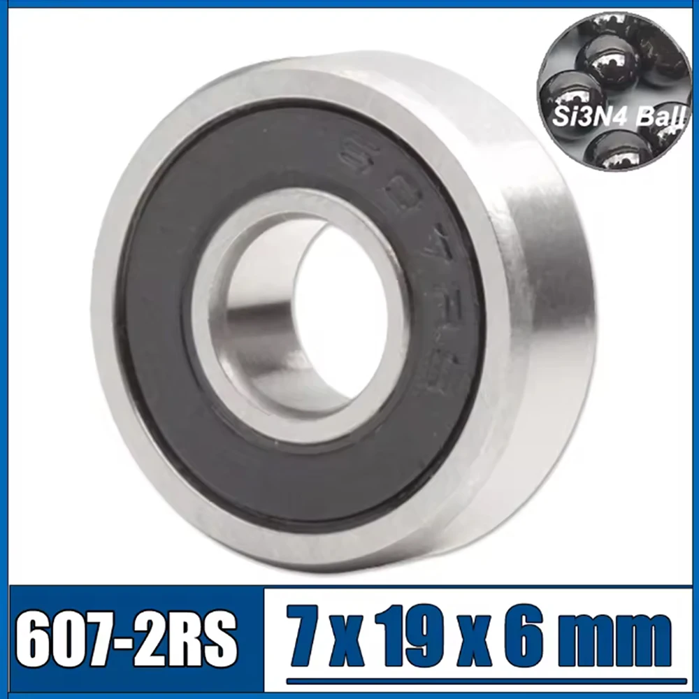 

2PCS 605RS 607RS 608RS 609RS Hybrid Si3N4 Ball Bearings ABEC-1 5x14x5mm 7x19x6mm 8x22x7mm 9x24x7mm For Industry Motor Spindle