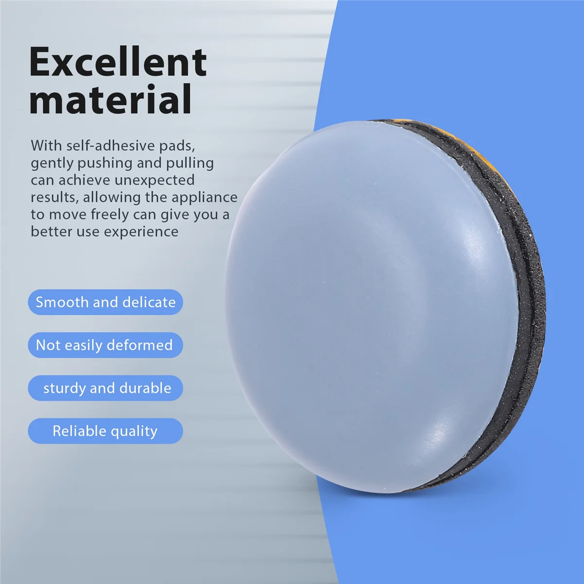 OQZEX 10Pcs Kitchen Appliance Sliders for Counter, Adhesive Caddy Sliding Tray Compatible with Most Coffee Makers, Air Fryers