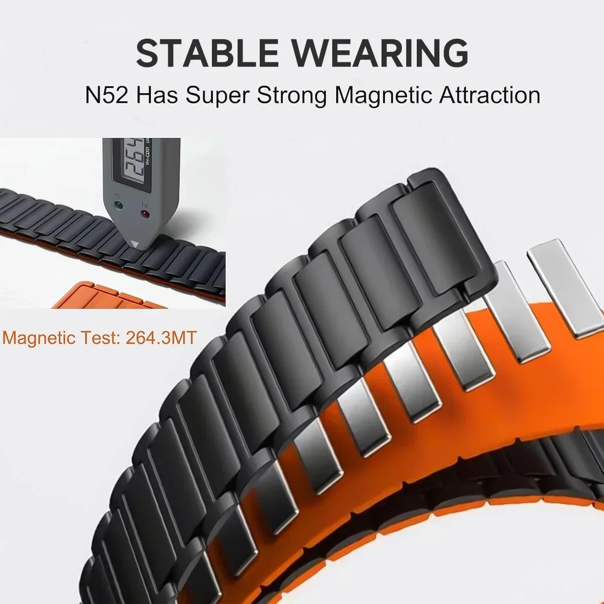 Magnetic Soft Silicone Strap For Huami Amazfit T-rex/T Rex Pro Watch Band Bracelet For Amazfit Trex 2/3 Replacement Wrist Strap