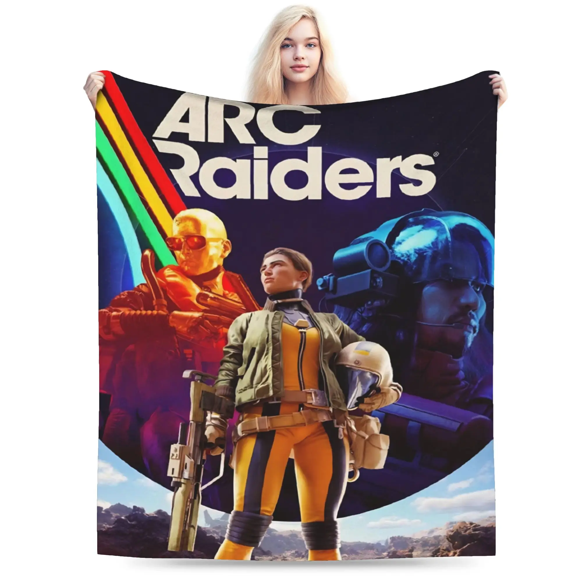 Arc Raiders Video Games Merch Blankets Ultra-Soft Fleece  Throw Blankets Cozy Plush Thin Quilt
